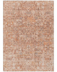 Addison Rugs Parallel Bands Salmon Washable Indoor-Outdoor Rug