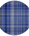 Addison Rugs Plaid Blue Washable Indoor-Outdoor Rug