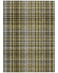 Addison Rugs Plaid Brown Washable Indoor-Outdoor Rug