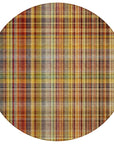 Addison Rugs Plaid Paprika Washable Indoor-Outdoor Rug
