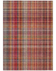 Addison Rugs Plaid Red Washable Indoor-Outdoor Rug