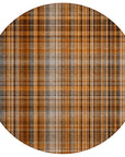 Addison Rugs Plaid Terracotta Washable Indoor-Outdoor Rug