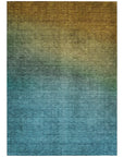 Addison Rugs Quiet Current Brown Washable Indoor-Outdoor Rug