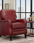 Regal Leather Power Push Button Recliner