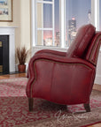 Regal Leather Power Push Button Recliner