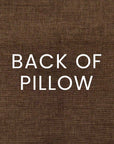D.V. Kap Wheaton Brown Throw Pillow With Insert
