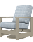 Telescope Leeward Deep Seat Swivel Hidden Motion Outdoor Arm Chair