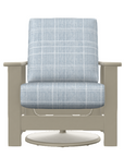 Telescope Leeward Deep Seat Swivel Hidden Motion Outdoor Arm Chair