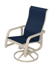 Telescope Soho Sling High Back Swivel Outdoor Rocker 2PC