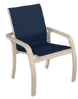 Telescope Soho Sling Stacking Outdoor Arm Chair 2PC