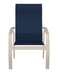 Telescope Soho Sling Stacking High Back Outdoor Arm Chair