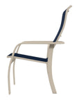 Telescope Soho Sling Stacking High Back Outdoor Arm Chair