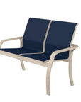 Telescope Soho Sling Stacking Two-Seater Outdoor Loveseat