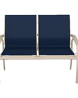 Telescope Soho Sling Stacking Two-Seater Outdoor Loveseat