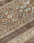 Addison Rugs Southwest Brown Washable Indoor-Outdoor Rug