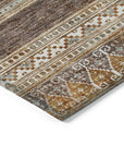 Addison Rugs Southwest Brown Washable Indoor-Outdoor Rug
