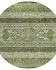 Addison Rugs Southwest Green Washable Indoor-Outdoor Rug