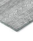 Addison Rugs Southwest Grey Washable Indoor-Outdoor Rug