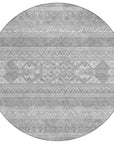 Addison Rugs Southwest Grey Washable Indoor-Outdoor Rug