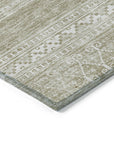 Addison Rugs Southwest Khaki Washable Indoor-Outdoor Rug