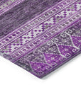 Addison Rugs Southwest Purple Washable Indoor-Outdoor Rug