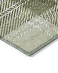 Addison Rugs Spiral Whispers Aloe Washable Indoor-Outdoor Rug