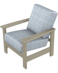 Telescope Leeward Deep Seat Stationary Outdoor Arm Chair