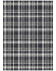 Addison Rugs Still Bloom Black Washable Indoor-Outdoor Rug