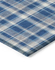 Addison Rugs Still Bloom Blue Washable Indoor-Outdoor Rug