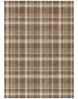 Addison Rugs Still Bloom Brown Washable Indoor-Outdoor Rug