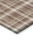 Addison Rugs Still Bloom Brown Washable Indoor-Outdoor Rug