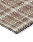 Addison Rugs Still Bloom Brown Washable Indoor-Outdoor Rug