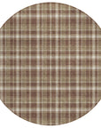 Addison Rugs Still Bloom Brown Washable Indoor-Outdoor Rug