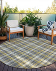 Addison Rugs Still Bloom Grey Washable Indoor-Outdoor Rug