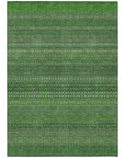 Addison Rugs Stripes Fern Washable Indoor-Outdoor Rug