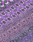 Addison Rugs Stripes Purple Washable Indoor-Outdoor Rug