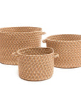 Twin River Braided Handmade Basket 3PC