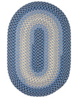 Rhody Rug Twin River Braided Oval Reversible Outdoor Rugs