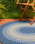 Rhody Rug Twin River Braided Round Reversible Outdoor Rugs