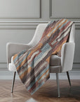 Addison Rugs Vertical Bars 50" x 70" Throw Blanket