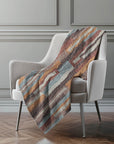 Vertical Bars 50" x 70" Throw Blanket