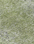 Vintage Green Washable Indoor-Outdoor Rug