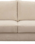 LOOMLAN Custom Upholstery Waterfall Scandinavian Minimalist Fabric Loveseat
