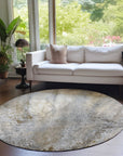 Addison Rugs Watercolors Beige Washable Indoor-Outdoor Rug