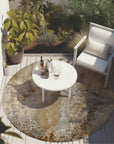 Addison Rugs Watercolors Brown Washable Indoor-Outdoor Rug