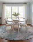 Watercolors Ivory Washable Indoor-Outdoor Rug