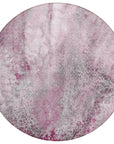 Watercolors Pink Washable Indoor-Outdoor Rug