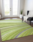 Addison Rugs Waves Green Washable Indoor-Outdoor Rug