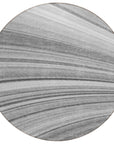 Waves Grey Washable Indoor-Outdoor Rug