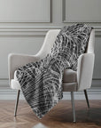 Addison Rugs Whimsical Flowy Lines 50" x 70" Throw Blanket